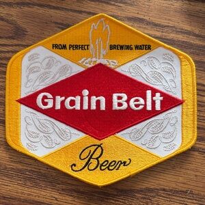 Large Grain Belt Beer Embroidered Patch